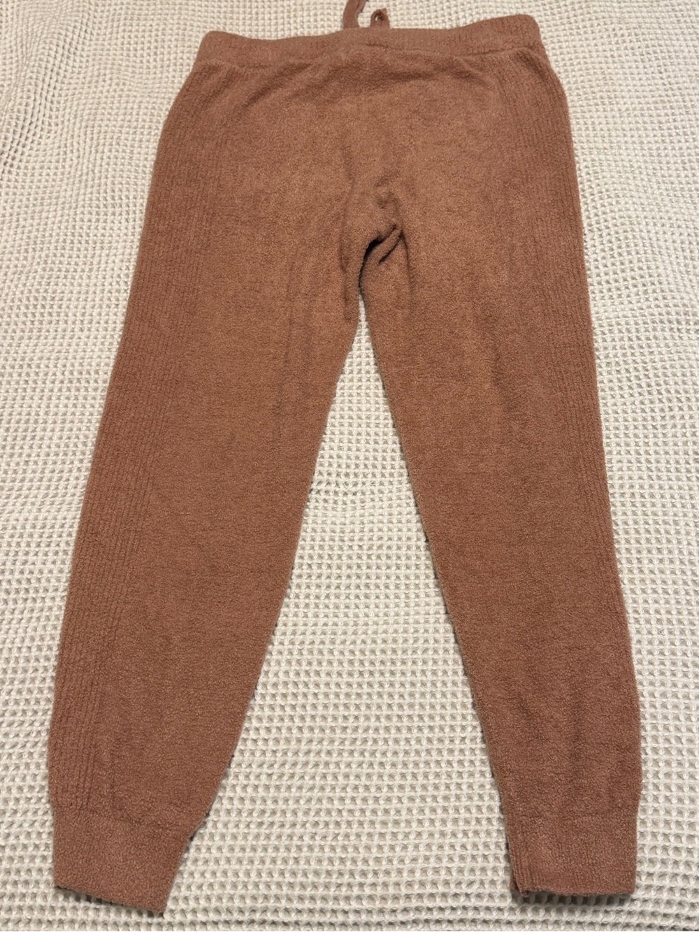 Barefoot Dreams CozyChic Lite Rib Blocked Pants 🤎 | Medium | Tierra | EUC - Picture 8 of 14